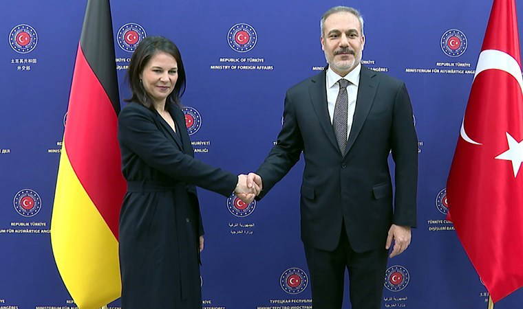 Hakan Fidan, Alman mevkidaşı Baerbock ile bir araya geldi