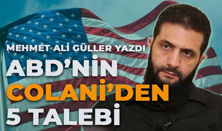 ABD’nin Colani’den beş talebi