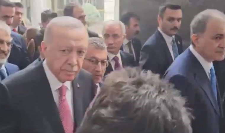 AKP'li Cumhurbaşkanı Erdoğan, asgari ücret sorusunu duymazdan geldi