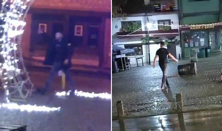 'Burası şeriat ülkesi' diyerek Yeni Yıl Pazarı'na saldırdı