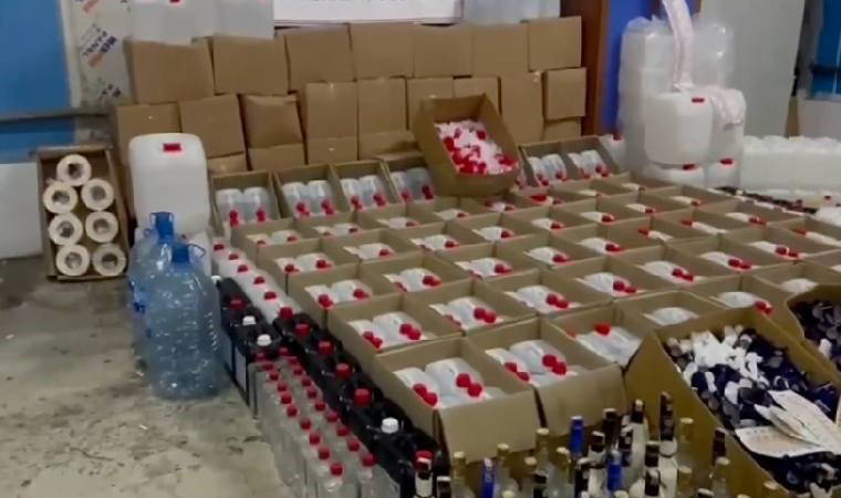 İstanbul'da sahte alkol operasyonu!