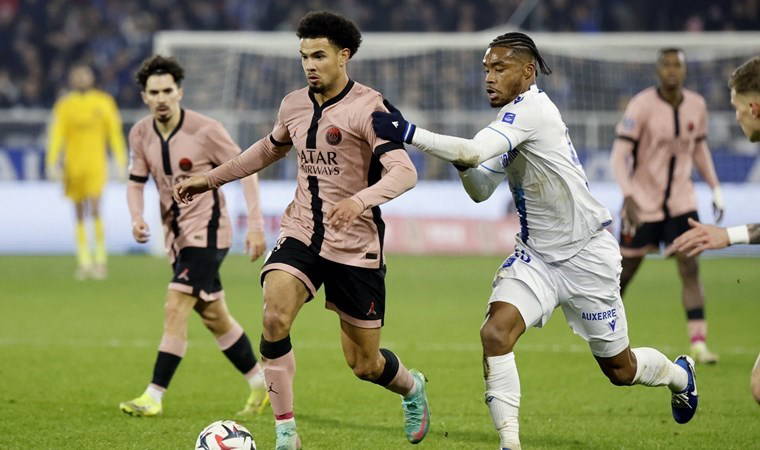 PSG'den Auxerre deplasmanında sürpriz puan kaybı