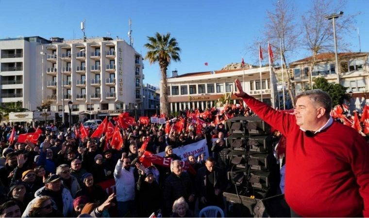 Belediye Başkanı Ekrem Oran mitingde konuştu