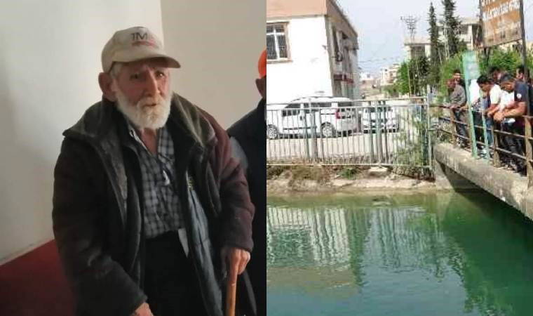 Acı ölüm... Kanala düşen yaşlı adam kurtarılamadı!