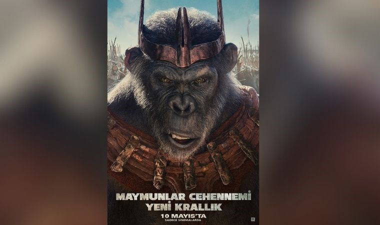 Epik serinin son filmi Maymunlar Cehennemi: Yeni Krallık'tan yeni fragman