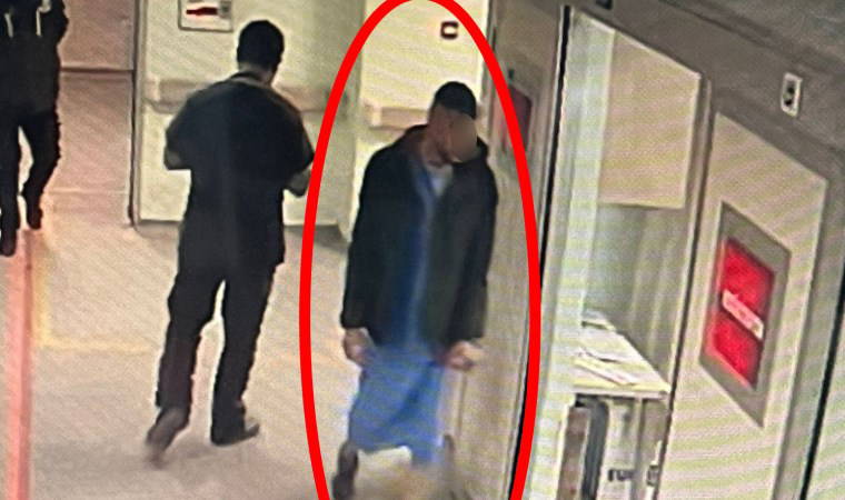Ameliyat kıyafetleriyle hastaneden kaçan hükümlü yakalandı