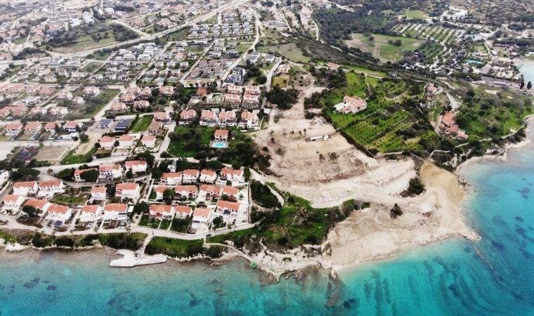 Ayayorgi koyundaki inşaata baskın