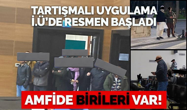 İstanbul Üniversitesi'nden gelen görüntülere öğrencilerden tepki yağdı