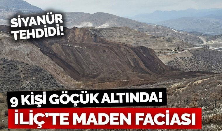 Son dakika... Erzincan'da altın madeninde toprak kayması: Göçük altında işçiler var!