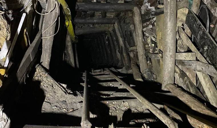 Zonguldak'ta ruhsatsız işletilen maden ocağı imha edildi