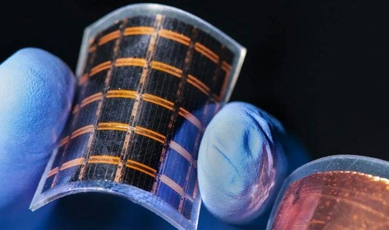 Bükülebilir ve ince güneş pilleri üretildi