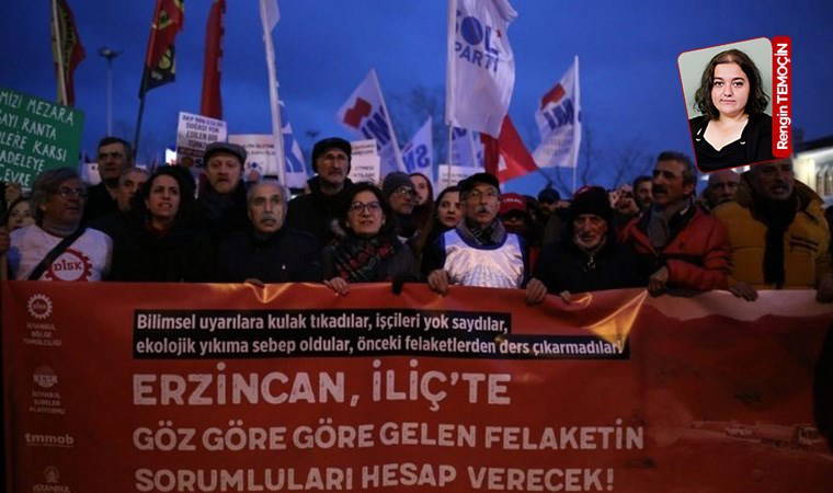Emek ve meslek örgütlerinden 'İliç' protestosu: Felaketin tüm sorumluları hesap vermeli
