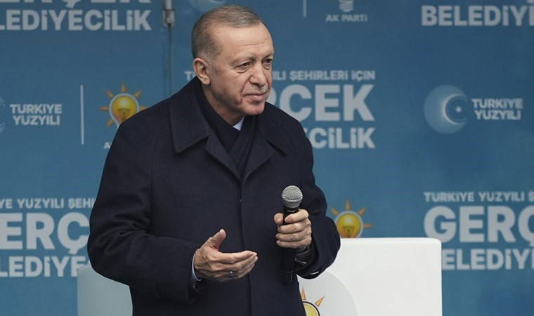 Erdoğan 'dışarıda da' CHP'yi suçladı: 'Bizi savaşa sürüklemeye çalıştılar'