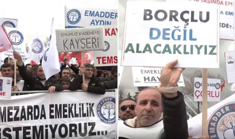 Başkentte ‘kademeli emeklilik’ mitingi!