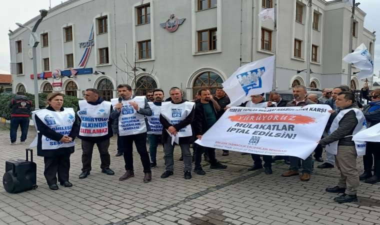 İzmir'de ‘Yandaş kayırmalı’ mülakata protesto