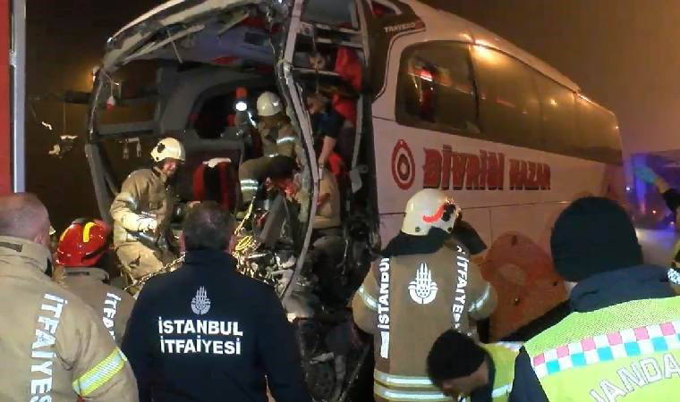 İstanbul'da feci kaza...