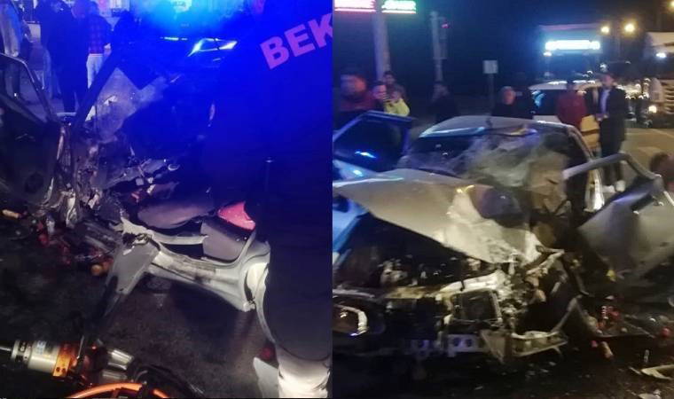 Çorum'da otomobil ile yolcu otobüsü çarpıştı: Yaralılar var!