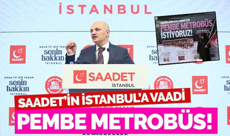 Saadet Partisi adayı Birol Aydın'dan proje tanıtım toplantısı: Pembe metrobüs vaadi...