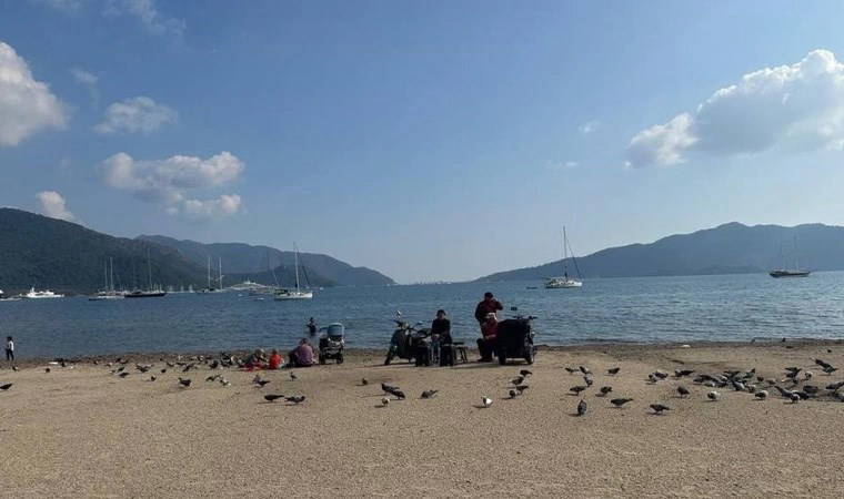 Marmaris’te Şubat ayında deniz keyfi