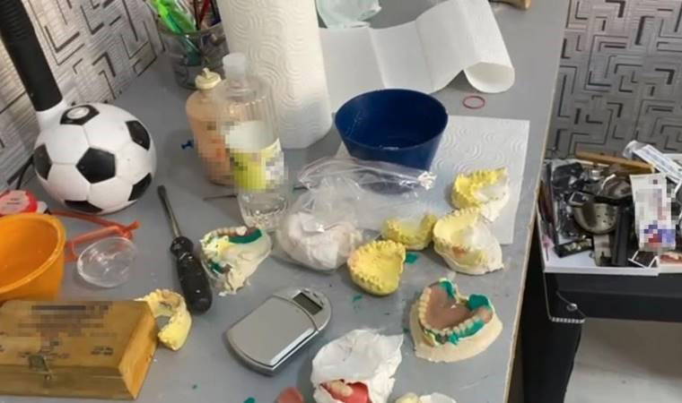 Evi diş kliniğe çevirdi... Sahte doktor yakalandı