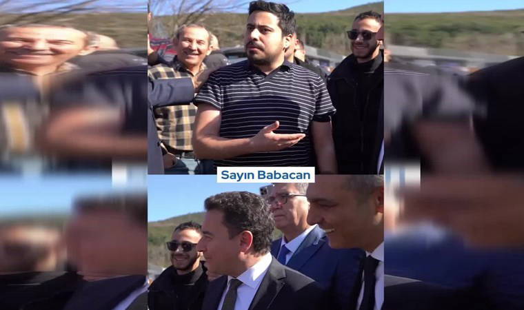 Erdoğan'ı taklit eden Muhammed Nur Nahya, Babacan ile karşılaştı