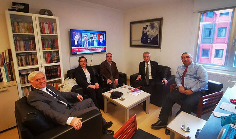 Vatan Partisi'nin ABB başkan adayı Reyhan, Cumhuriyet’i ziyaret etti