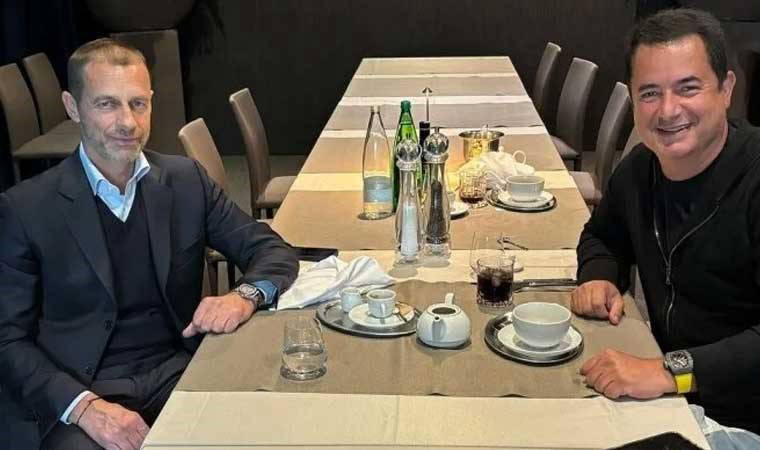 Acun Ilıcalı, Ceferin ile buluştu