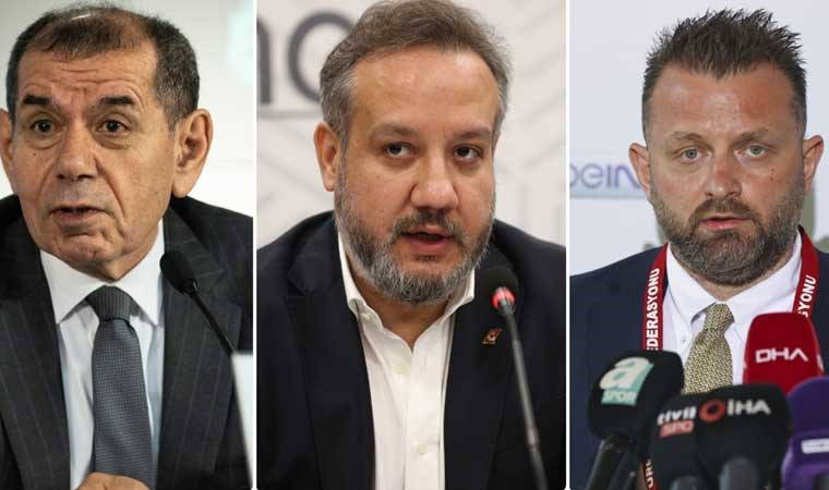 Dursun Özbek, Sinan Boztepe ve Selahattin Baki, PFDK'ye sevk edildi