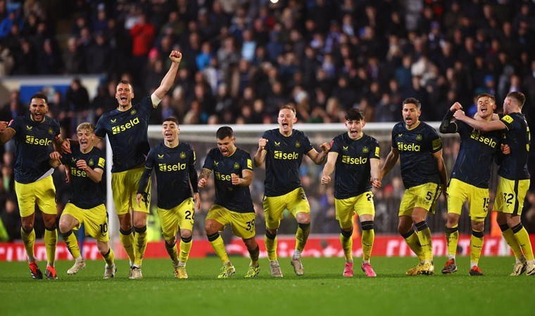 Penaltılarda gülen taraf Newcastle United!