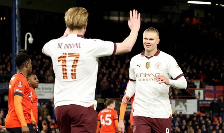 Halaand ve Kevin De Bruyne'den resital!