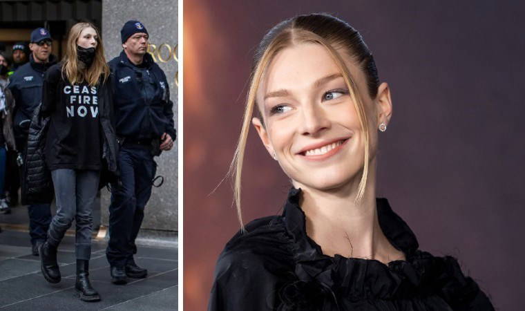 Euphoria'nın yıldız oyuncusu Hunter Schafer'e Filistin protestosunda gözaltı
