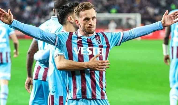 Trabzonspor evinde yarı finali Edin Visca ile aldı