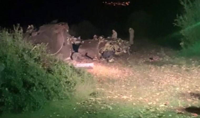 Gaziantep'te helikopter kazası... Enkazdan ilk görüntüler ortaya çıktı!