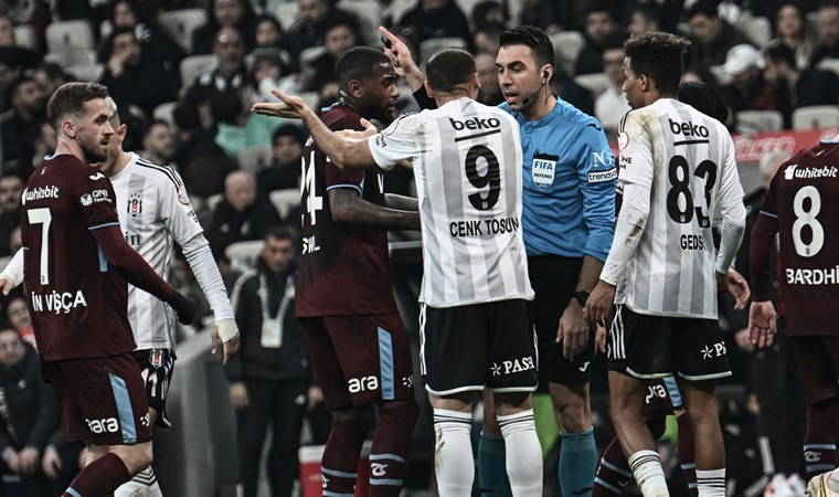 Beşiktaş'tan Trabzonspor'a hakem cevabı!