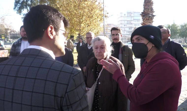 6 Şubat anmasında depremzedelerden AKP adayına tepki