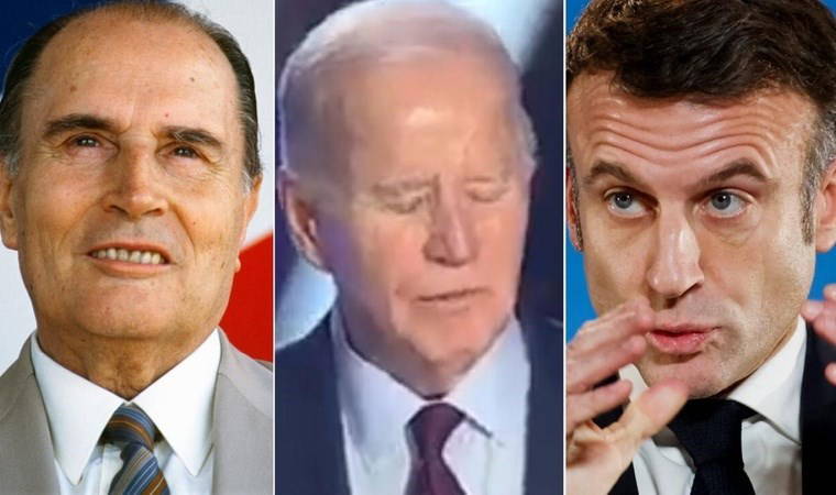 Biden'dan bir yeni gaf daha: Macron'u, Mitterrand ile karıştırdı