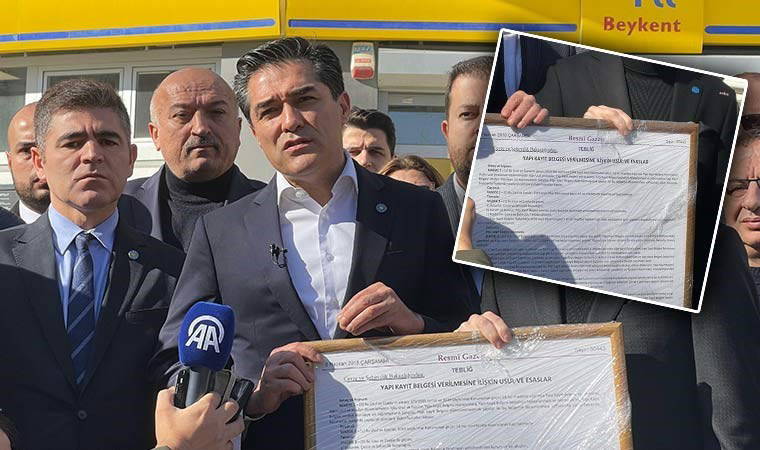 Çerçeveletip yolladı...