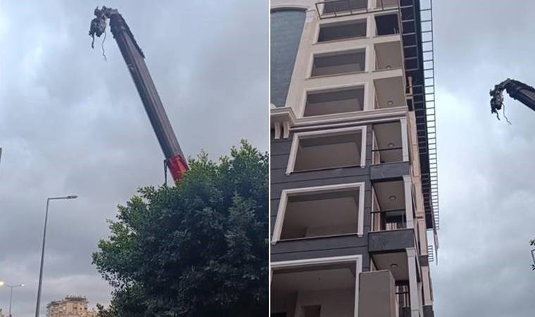 Vinçten parça koptu... İnşaat işçisi yaralandı!