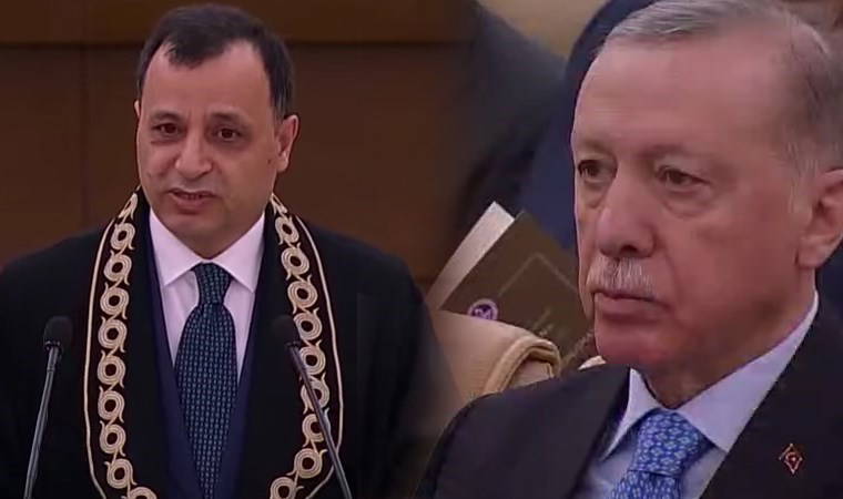 AYM Başkanı Arslan'dan 'AYM kararı' vurgusu! Erdoğan'a baktı, 'uyulması zorunluluktur' dedi