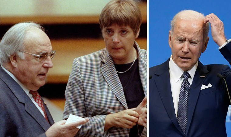Biden'dan yeni gaf: Bu kez de Angela Merkel'i karıştırdı
