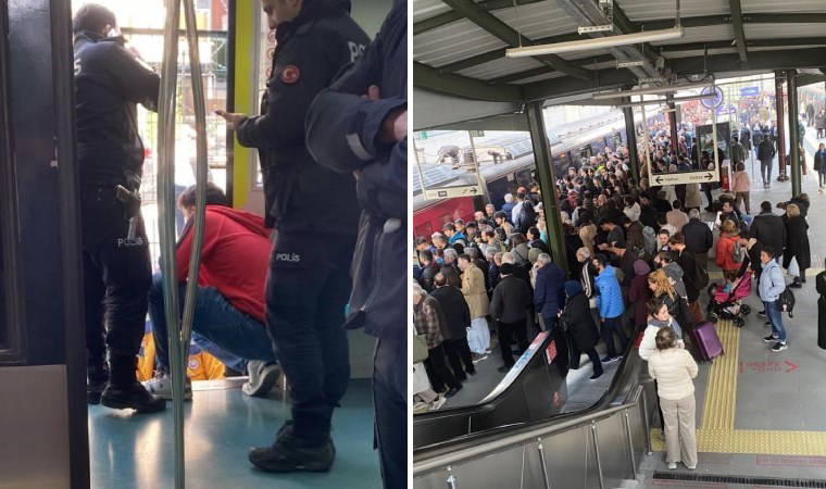 Marmaray’da bir kişi raylara atlayarak intihar etti