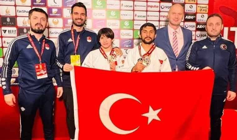 Milli judocular, Özbekistan'da 2 bronz madalya!