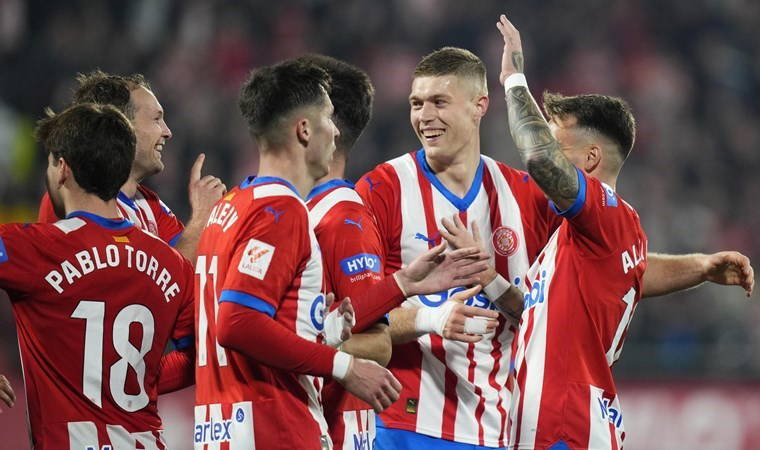 Girona şampiyonluk umutlarını sürdürdü