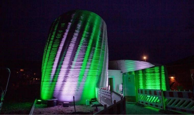 En büyük 3B baskılı binası 140 saatte inşa edildi