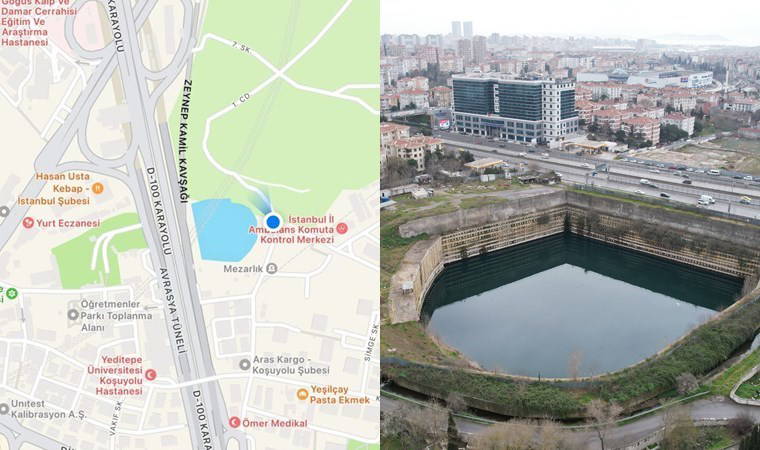 ‘Google Maps’te ortaya çıktı: Kadıköy’ün artık gölü var!