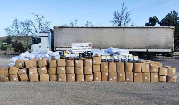 Ankara'da kaçak tütün operasyonu: Toplam değeri 20 milyon TL!