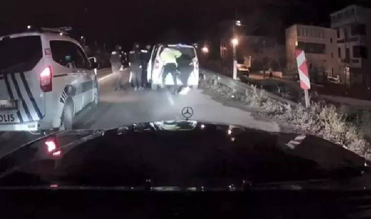 'Dur' ihtarına uymayıp kaçtı, aracından çıkanlar şaşırttı!