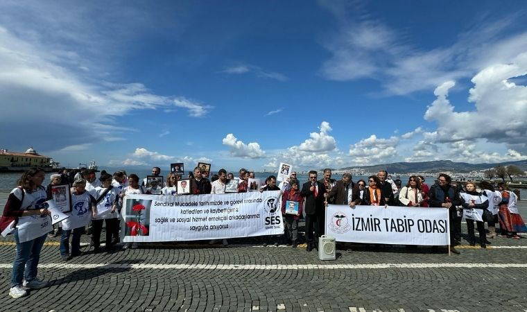 14 Mart Tıp Bayramı'nda hekimler ve sağlık emekçileri yan yana