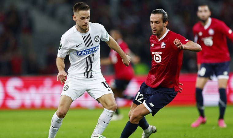 Yusuf Yazıcı, UEFA Konferans Ligi'nde çeyrek finalde!