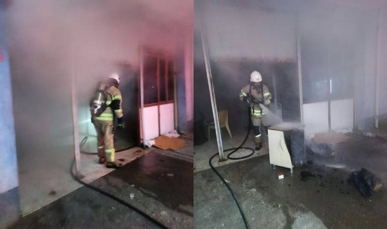 Adana'da iş yerinde alevler yükseldi: İtfaiye ekipleri müdahale etti